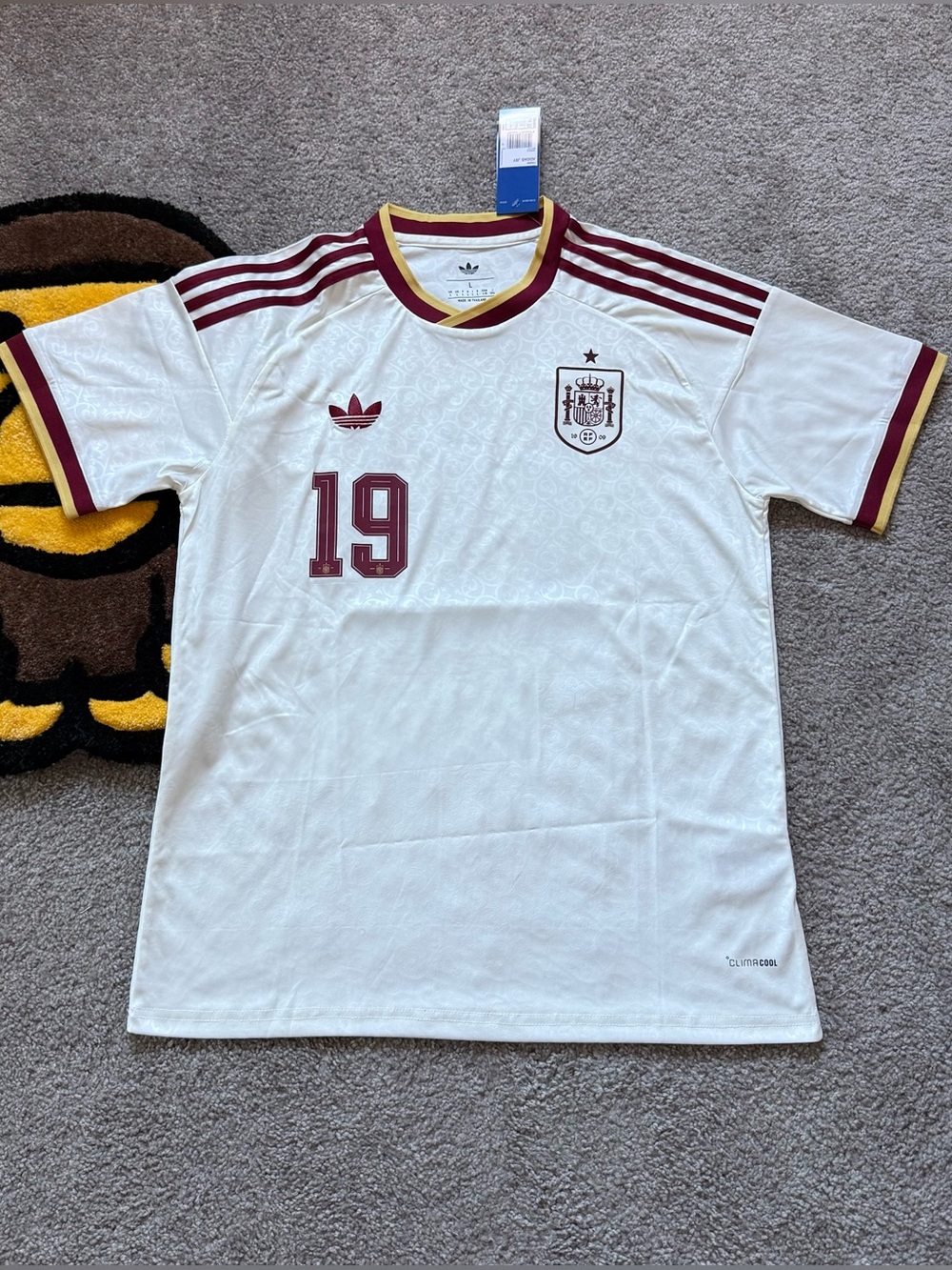 Lamaine Yamal #19 Spain Men’s National Team Soccer Jersey Size Large Brand New